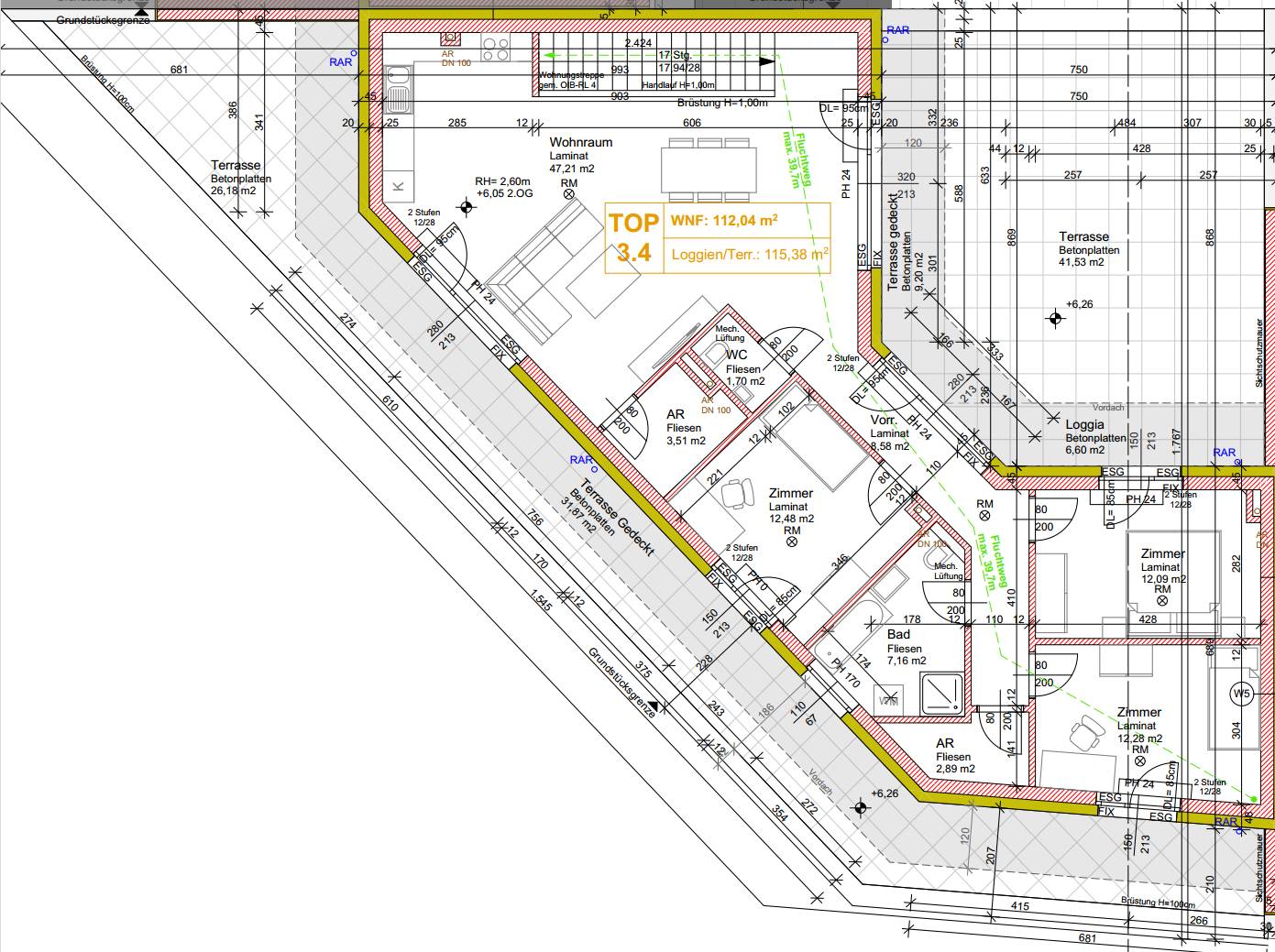 Kaufen 4-Zimmer-Wohnung, 4-Zimmer-Wohnung, Münichsthal, Wien 21., Flor