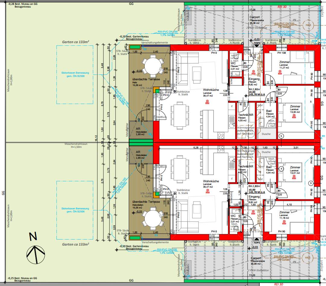 Neubau: 3-Zimmer Bungalow in Stopfenreuth